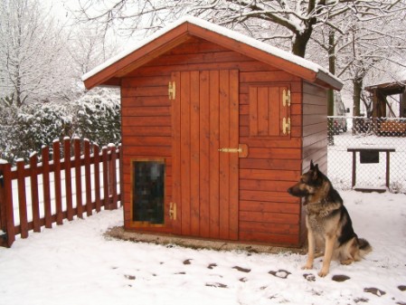  casetta in legno per il cane cm. 200x200 riscaldato coimbentato