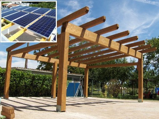 photovoltaic pergola